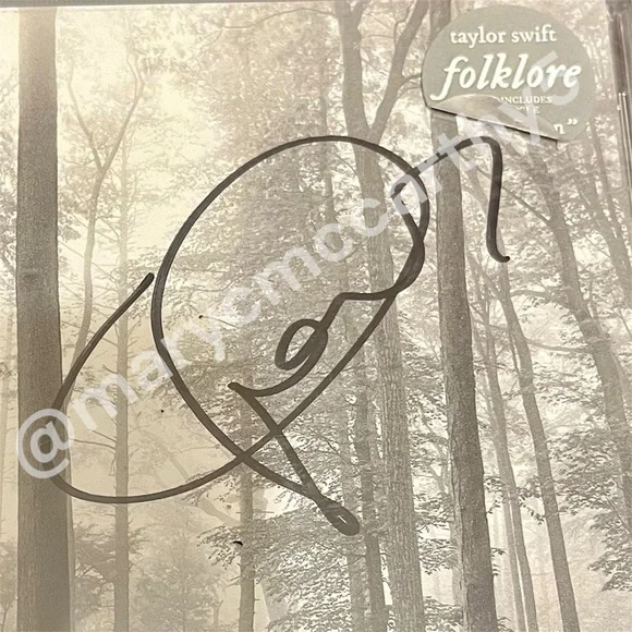 SIGNED Taylor Swift Folklore CD | New & Sealed - Picture 3 of 6